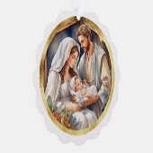 Baby Jesus | Geboorte vakantie Kaart (Rechts)