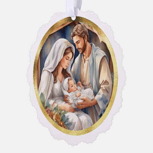 Baby Jesus | Geboorte vakantie Kaart (Links)