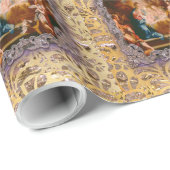 Baby Jesus Geboren om Victoriaans te redden Cadeaupapier (Rol Hoek)