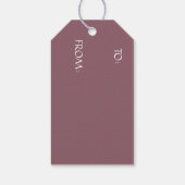 Baby Jesus Gifts brengen Cadeaulabel (Achterkant)