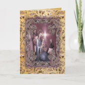 Baby Jesus Gifts brengen Feestdagen Kaart (Voorkant)