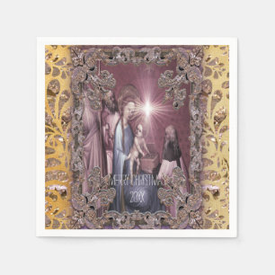 Baby Jesus Gifts brengen Servetten