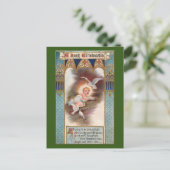 Baby Jesus Holiday Briefkaart (Staand voorkant)