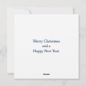 Baby Jesus in a manger with lambs Glory to God Feestdagenkaart (Achterkant)