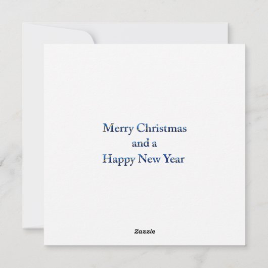 Baby Jesus in a manger with lambs Glory to God Feestdagenkaart (Achterkant)