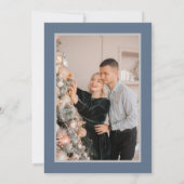 Baby Jesus in de Manger Geboorte Foto Kerstmis Kaart (Achterkant)