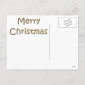 baby jesus in manger feestdagenkaart (Achterkant)