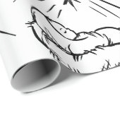 Baby Jesus in Manger Wrapping Paper Cadeaupapier (Rol Hoek)