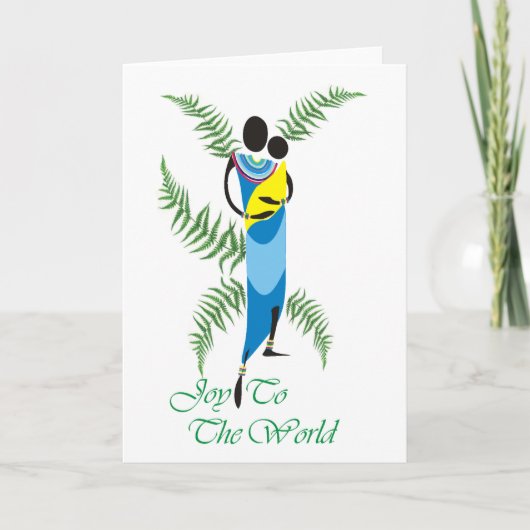 Baby Jesus kerstkaart Feestdagen Kaart (Voorkant)