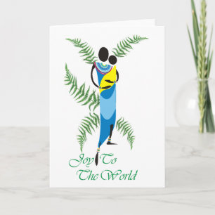 Baby Jesus kerstkaart Feestdagen Kaart