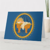 Baby Jesus kerstkaart Kaart (Voorkant)