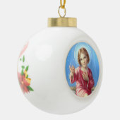 Baby Jesus Kerstversiering Keramische Bal Ornament (Links)