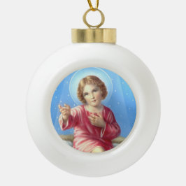 Baby Jesus Kerstversiering Keramische Bal Ornament