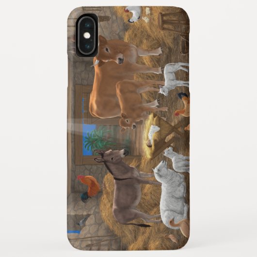 Baby Jesus Manger Heilige Kerstnacht Case-Mate iPhone Case (Achterkant)