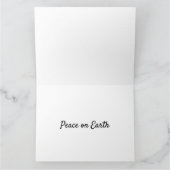 Baby Jesus Manger Heilige Kerstnacht Kaart (Binnen)