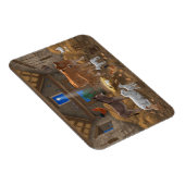 Baby Jesus Manger Heilige Kerstnacht Magneet (Rechterzijde)