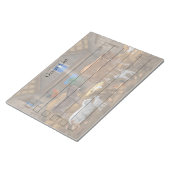 Baby Jesus Manger Heilige Kerstnacht Notitieblok (Schuin)