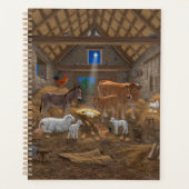 Baby Jesus Manger Heilige Kerstnacht Planner (Voorkant)