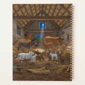 Baby Jesus Manger Heilige Kerstnacht Planner (Achterkant)