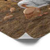 Baby Jesus Manger Heilige Kerstnacht Poster (Hoek)