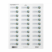 Baby Jesus Natitivity Personaliseer het Adres Labo Etiket (Full Sheet)