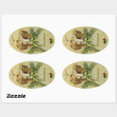 Baby Jesus Ovale Sticker (Vel)