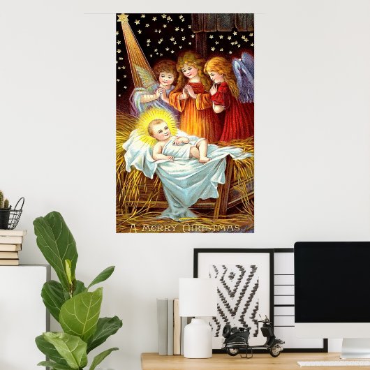 Baby Jesus Poster (Thuiskantoor)