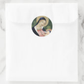 BABY JESUS RONDE STICKER (Tas)