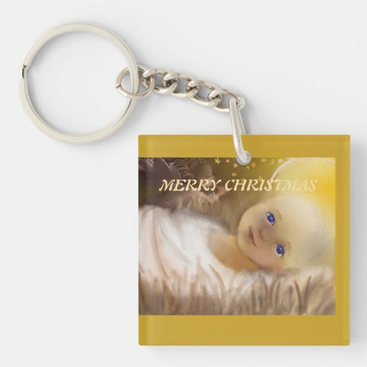Baby Jesus Sleutelhanger (voorkant)