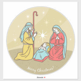 Baby Jesus Sticker
