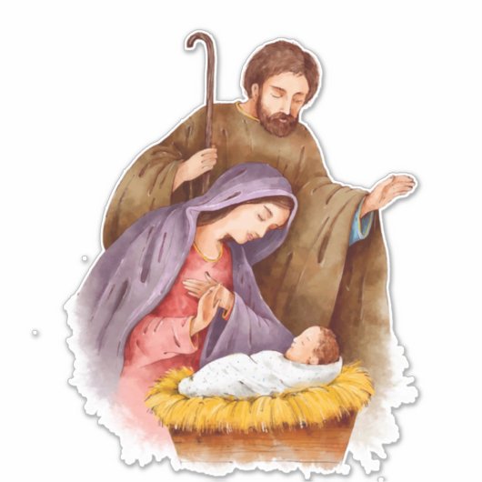 Baby Jesus Sticker (Voorkant)