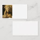 Baby Jesus Touches Lamb Afsprakenkaartje (Voorkant / Achterkant)