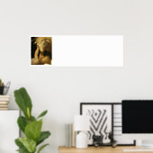 Baby Jesus Touches Lamb Poster (Thuiskantoor)