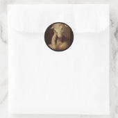 Baby Jesus Touches Lamb Ronde Sticker (Tas)