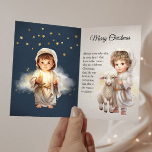 Baby Jesus Vrolijk kerstfeest Feestdagen Kaart