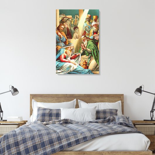 baby jesus Wrapped Canvas Afdruk (Insitu (Slaapkamer))