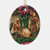 baby jesusnativiteit keramisch ornament (Rechts)