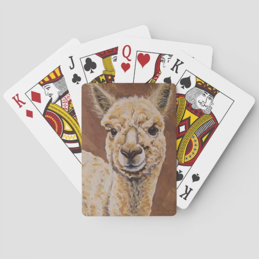 Baby Jewel, Alpaca Speelkaarten (Achterkant)