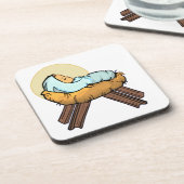 Baby Jezus: Bier Onderzetter (Linkerzijde)