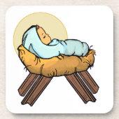 Baby Jezus: Bier Onderzetter (Voorkant)