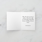  Baby Jezus en engelen religieus kerstfeest Feestdagen Kaart (Binnen)