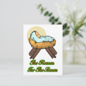 Baby Jezus: Feestdagenkaart (Staand voorkant)