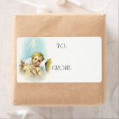 Baby Jezus in de Manger Etiket (Insitu)