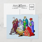 Baby Jezus in de Manger Feestdagenkaart (Voorkant / Achterkant)