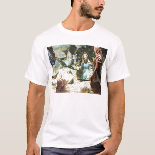 Baby Jezus in een onderzeese nativiteit T-shirt