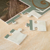 Baby Jezus in Manger met lamsvlees en vogel Legpuzzel (Zijkant)