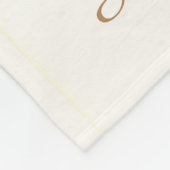 Baby Jezus in Manger Shining Star Halo Fleece Deken (Hoek)