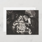 Baby Jezus Kerstfeest Nativiteit Briefkaart (Voorkant / Achterkant)