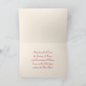 Baby Jezus Kerstkaarten voor Raphaelite Feestdagen Kaart (Binnen)