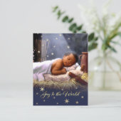 Baby Jezus Kerstmis Briefkaarten (Staand voorkant)